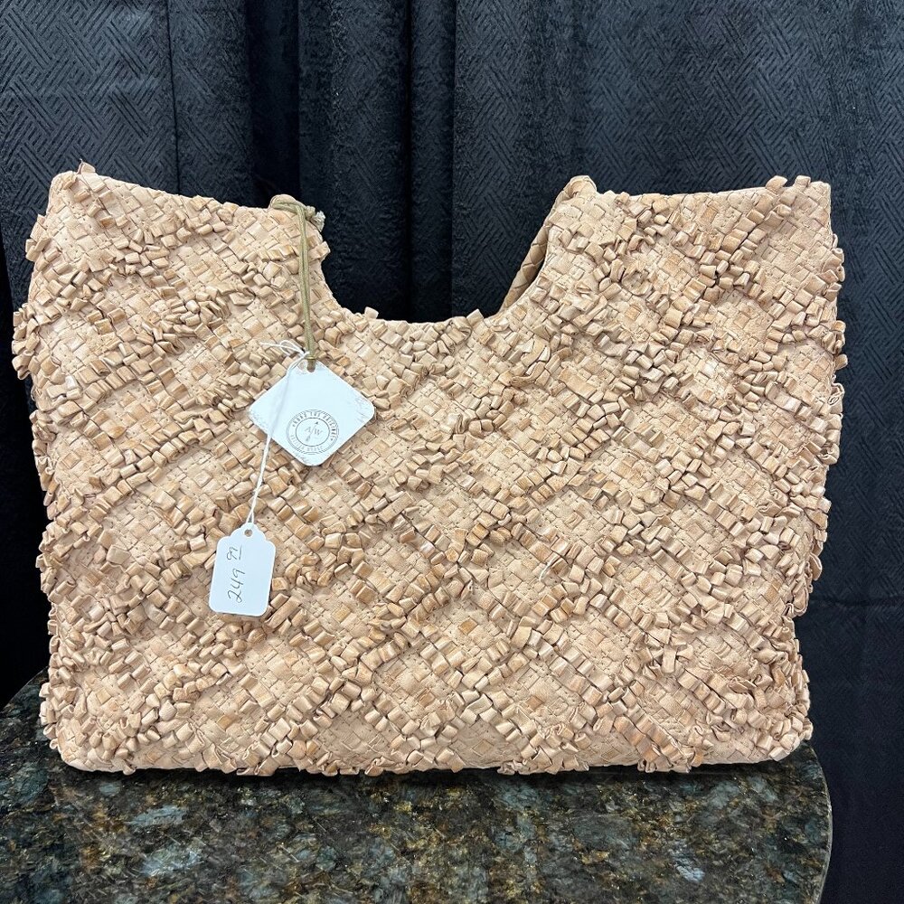 NWT HOBO Artisan Weave Leather Tote
